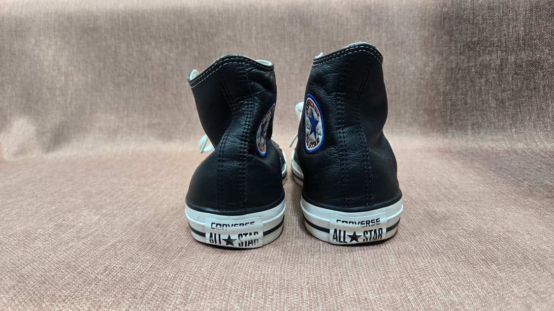 컨버스 250mm- 척테일러 올스타 가죽 하이 블랙 2 상품이미지5