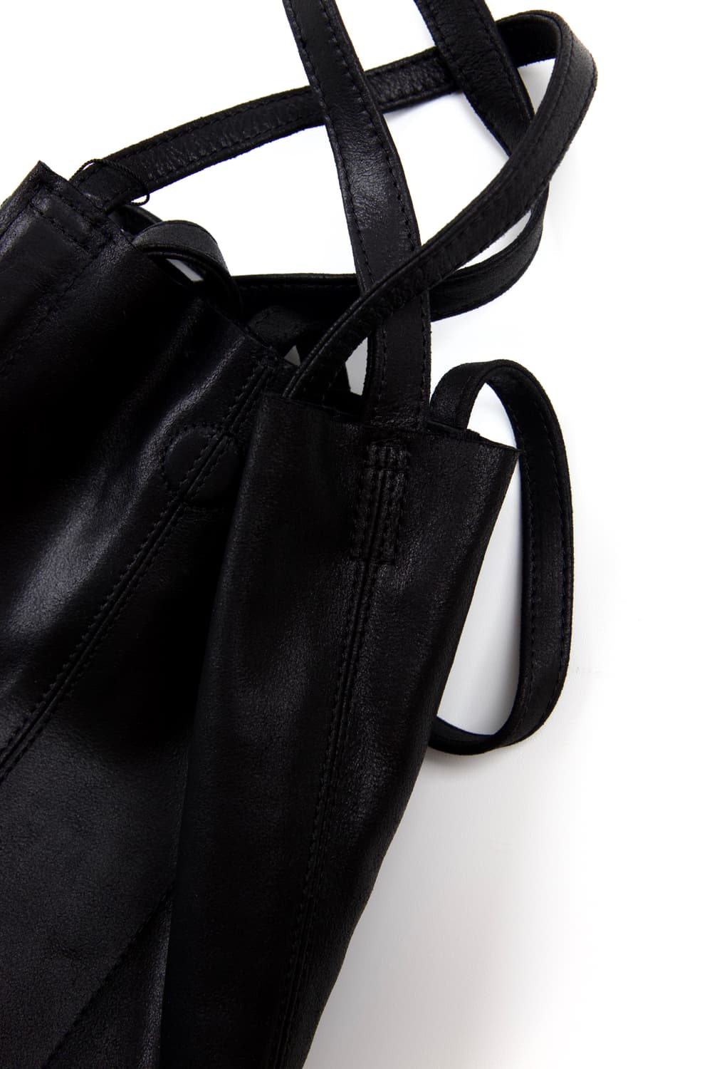 (새상품)Morphee 2웨이 스몰 토트 롱백 블랙 상품이미지5