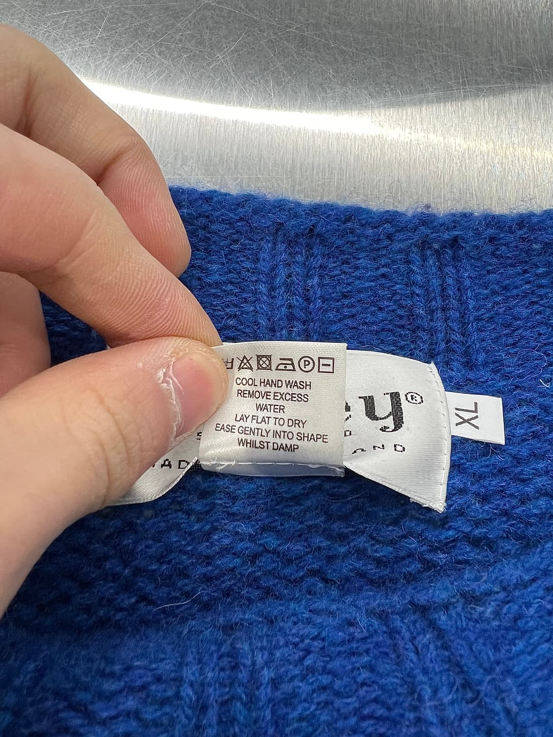 할리 오브 스코틀랜드 페어아일 요크 울 크루넥 니트 스웨터 상품이미지8