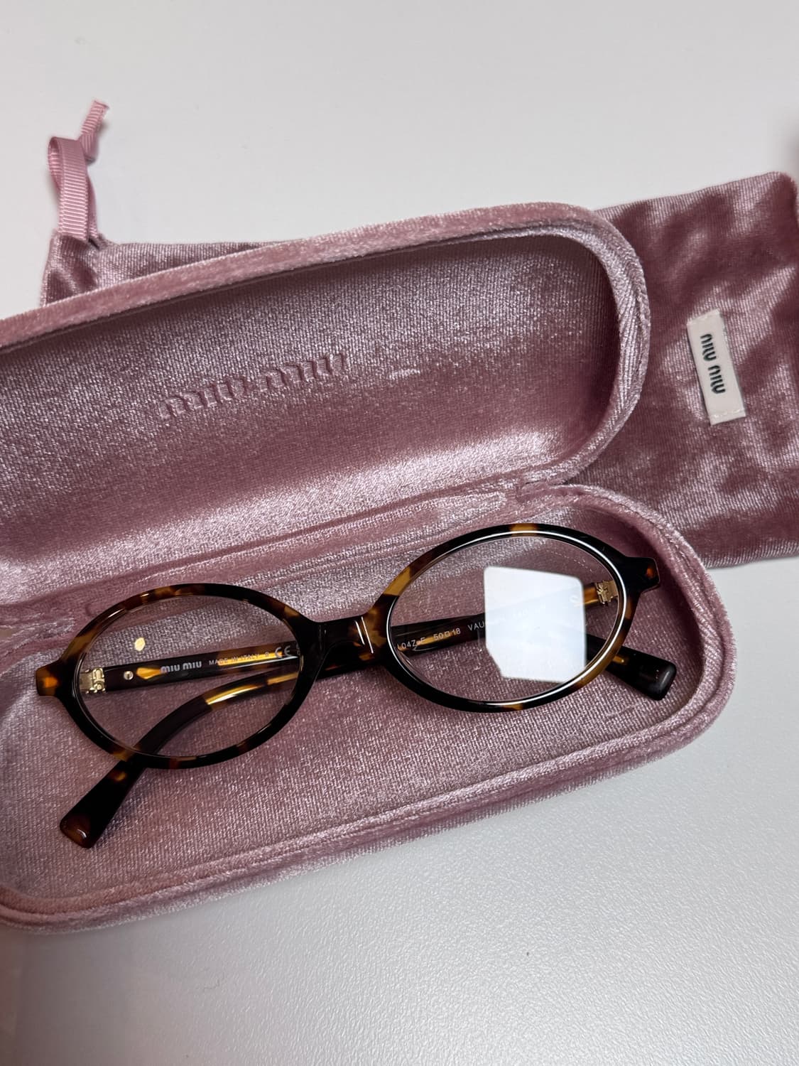미우미우 리가드 안경 브라운 상품이미지1
