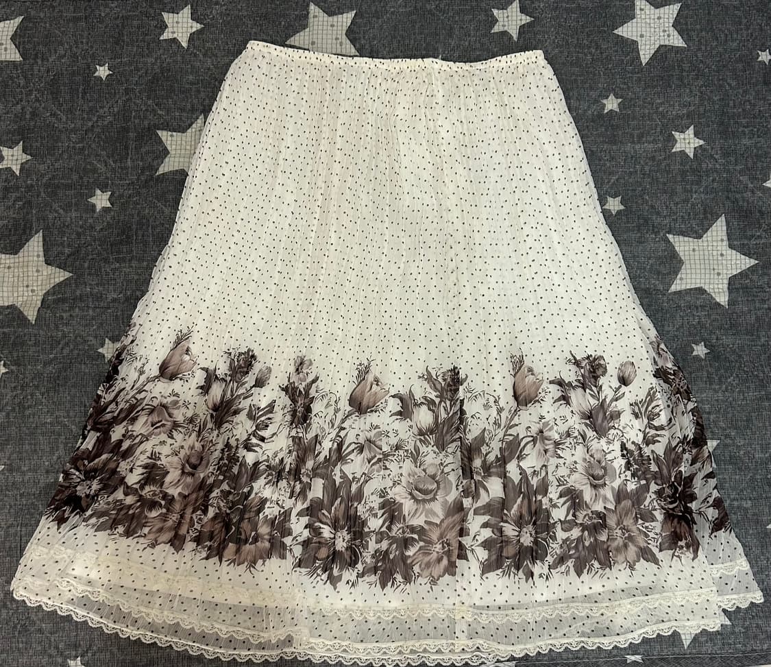 레스트로즈 미디 스커트 상품이미지1