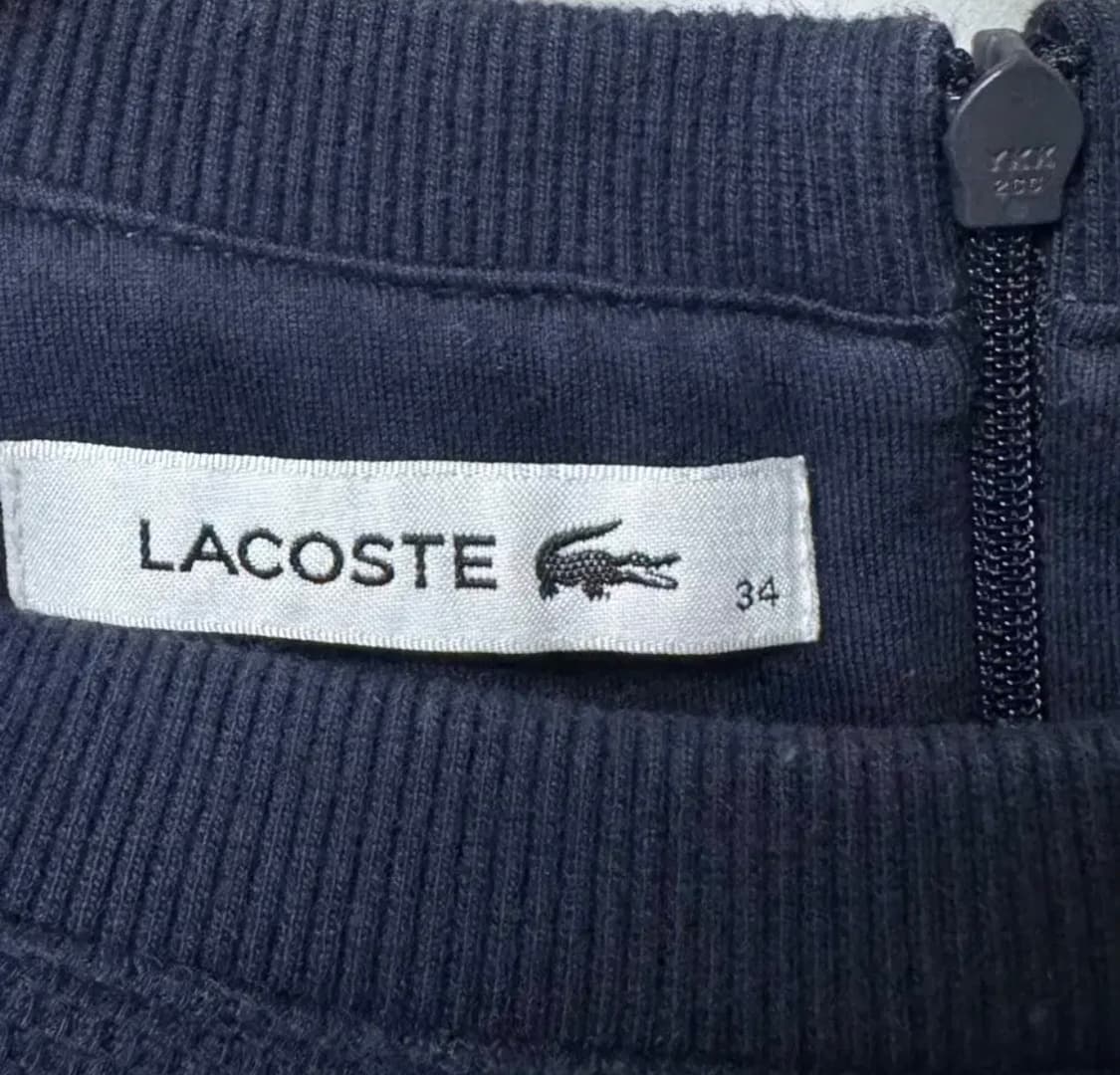 라코스테 허니콤 에이라인 칠부 원피스 상품이미지6