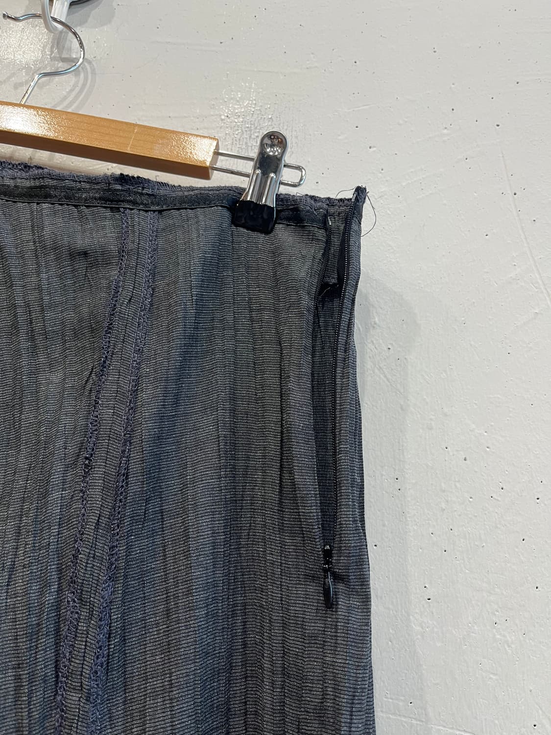 유럽빈티지 NINA 언발 플리츠 스커트 Made in FRANCE 상품이미지5