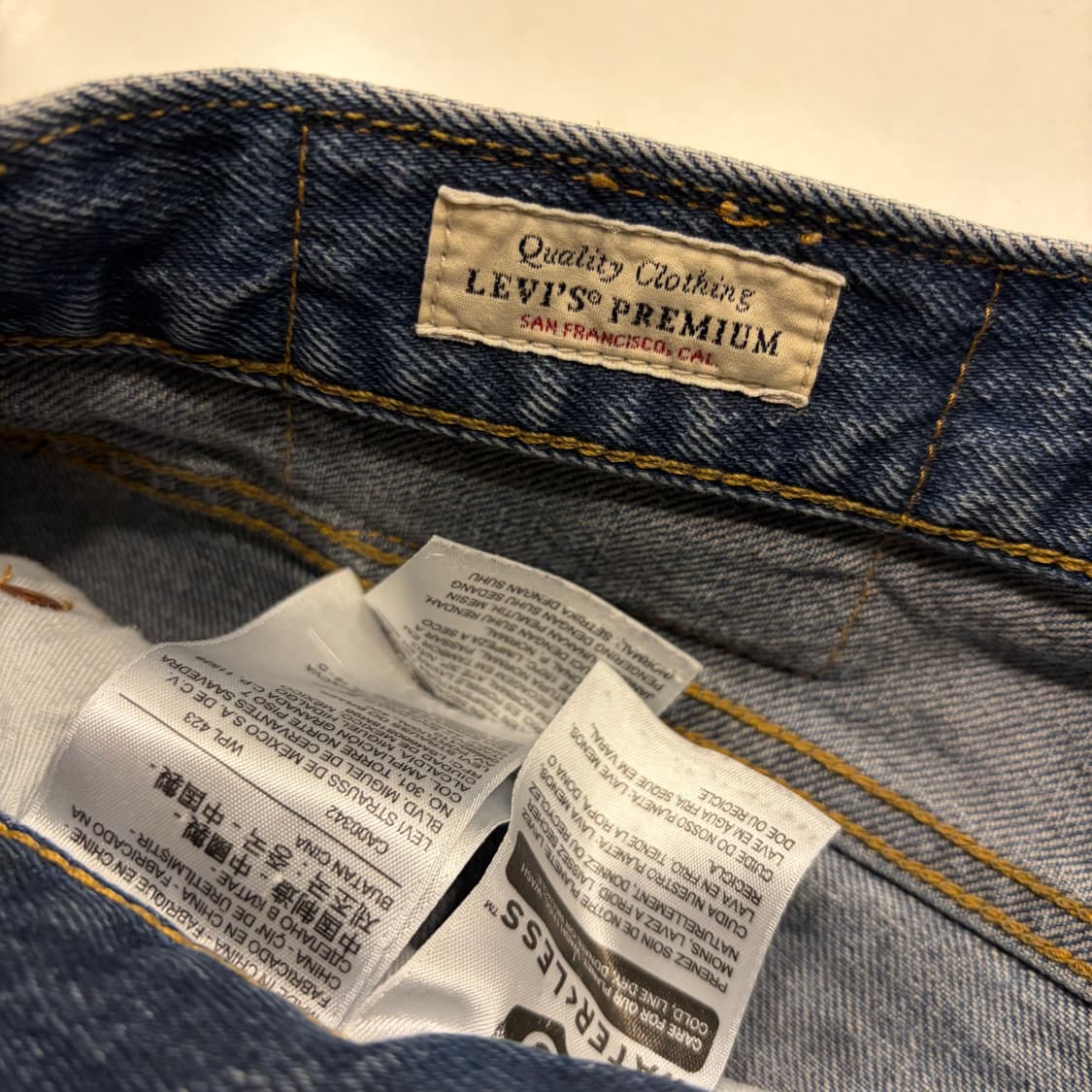 [32] 리바이스 501 93 스트레이트 청바지 데님 팬츠 C422 상품이미지8