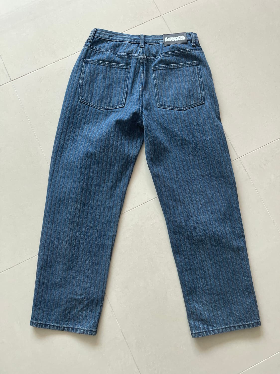 위캔더스 스트라이프 데님 팬츠 상품이미지2