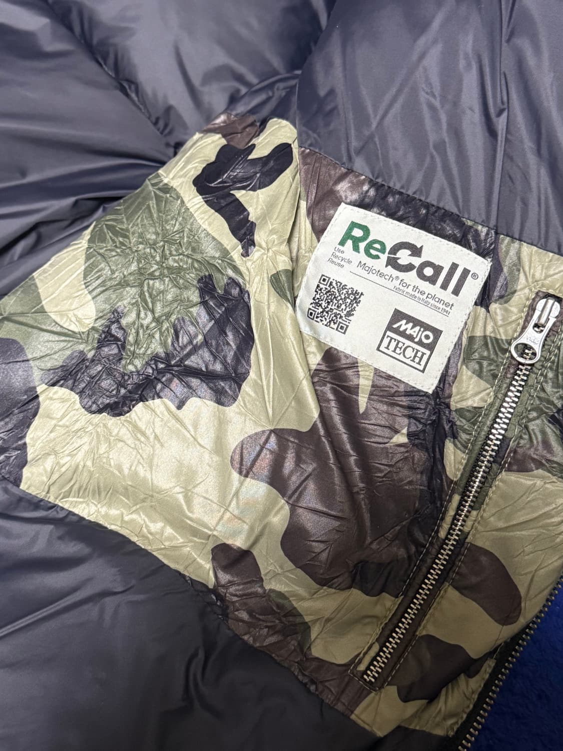 스투시 링클 나일론 다운 푸퍼 우드랜드 카모S 상품이미지3