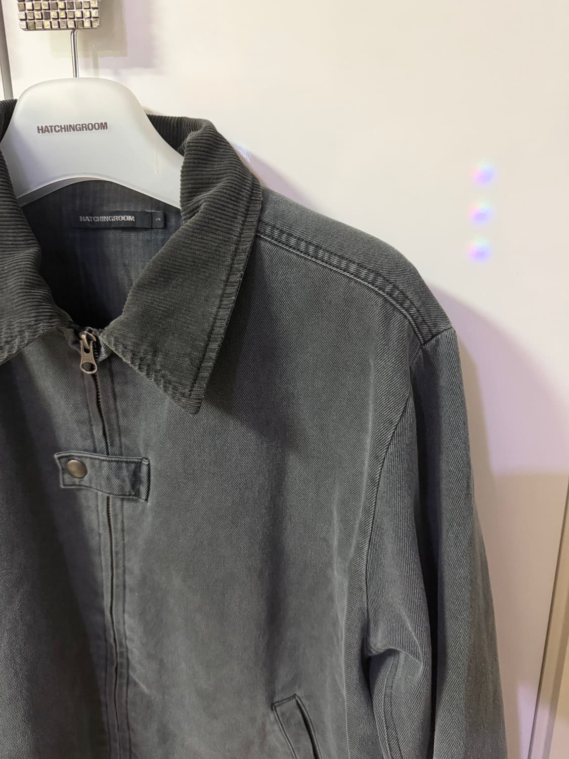 해칭룸 워크자켓 다이드 블루 그레이 3 상품이미지3