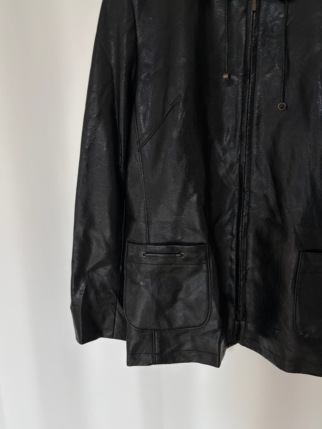 LightPreta fake leather jacket 상품이미지3