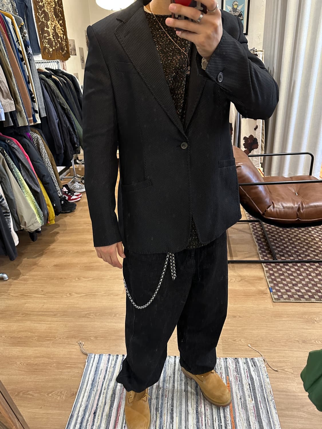 아르마니 원버튼 블레이저 상품이미지8