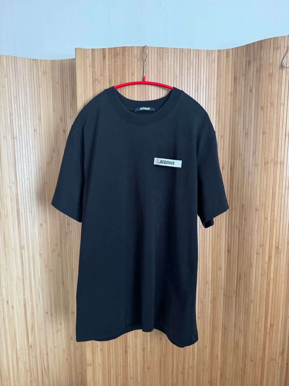 자크뮈스 Le T-Shirt Gros Grain 블랙 XL / 오버핏 상품이미지6