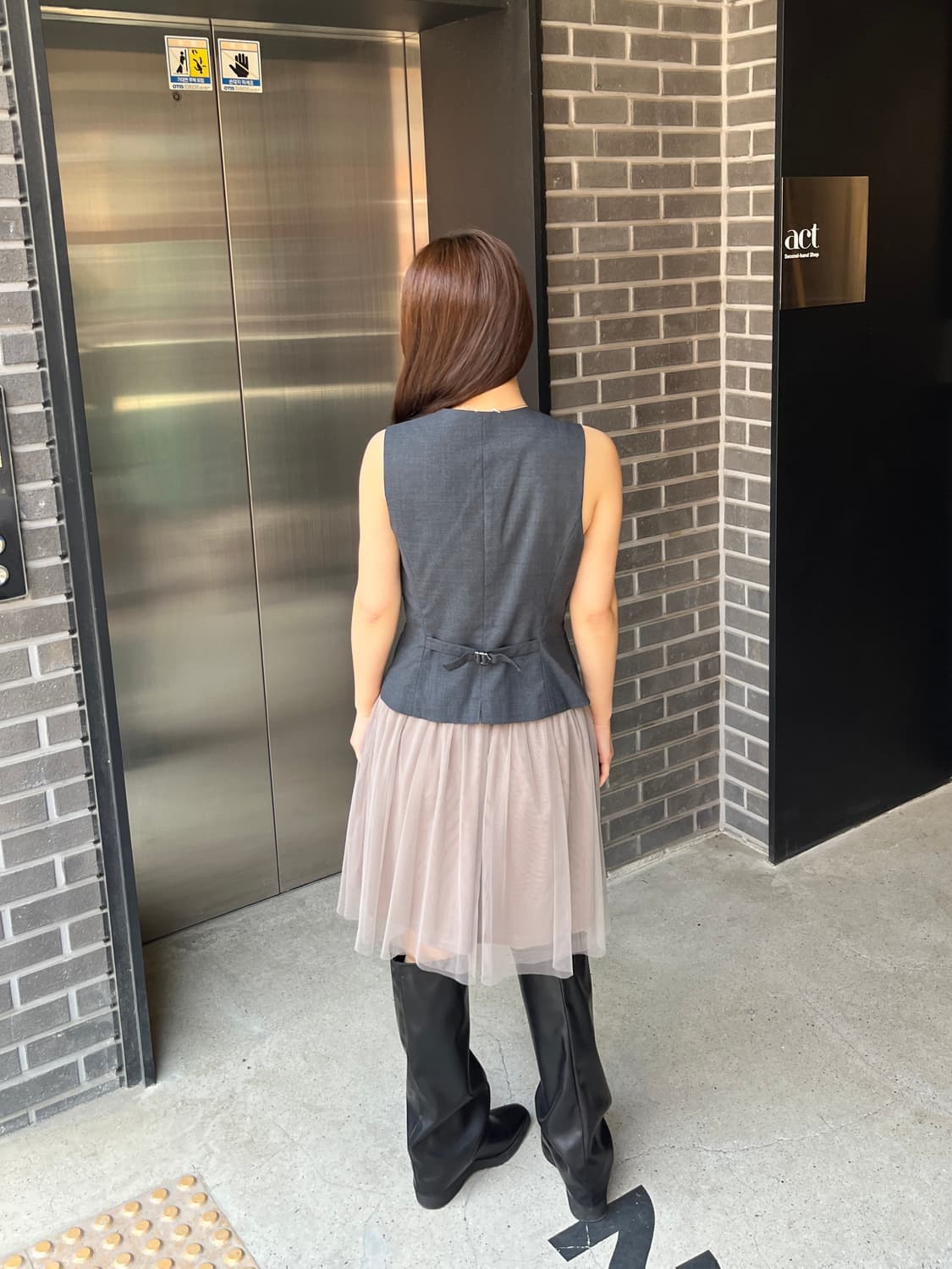 Selery 베스트 탑 그레이 상품이미지5