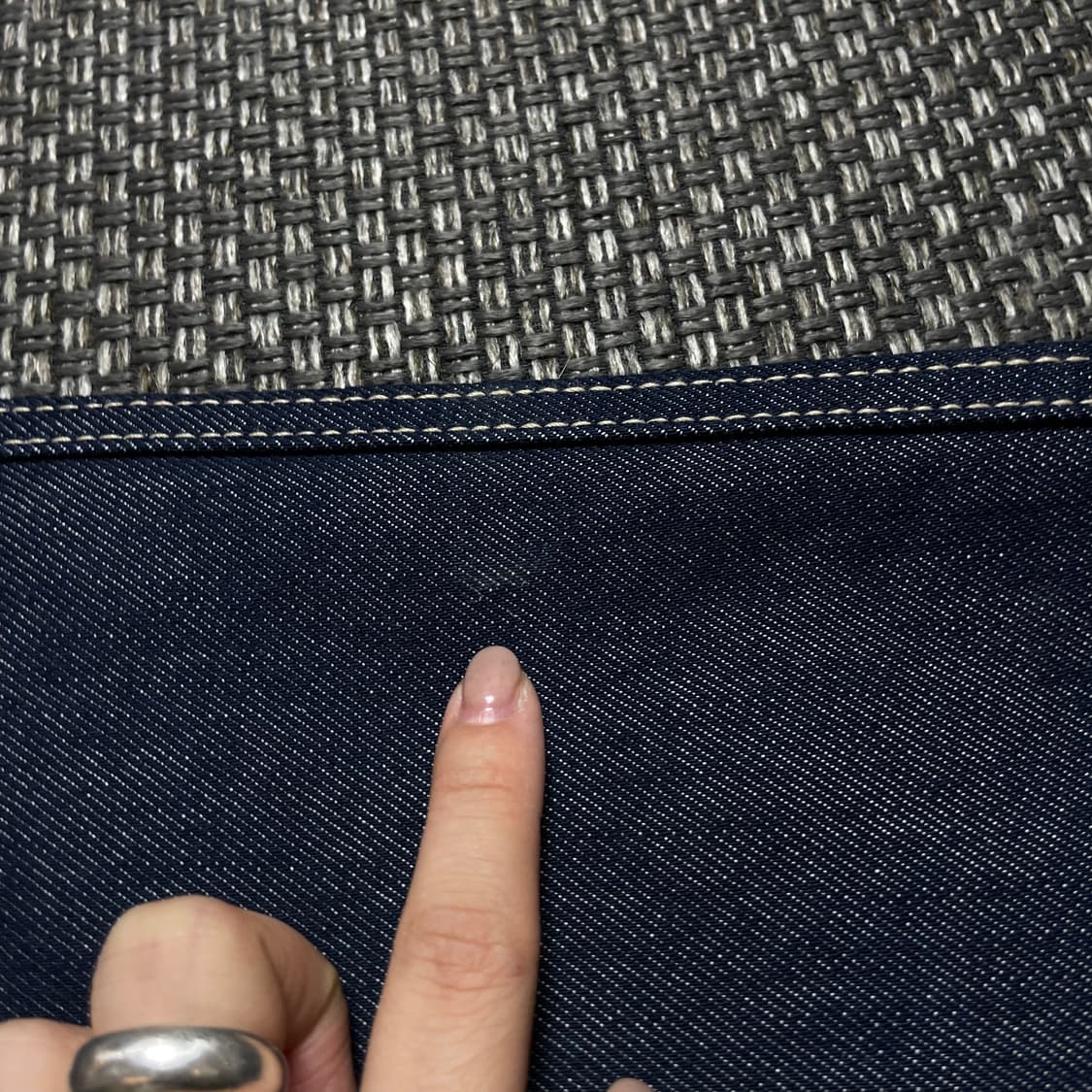 (34) 캘빈클라인 진청 와이드 데님 팬츠 상품이미지5