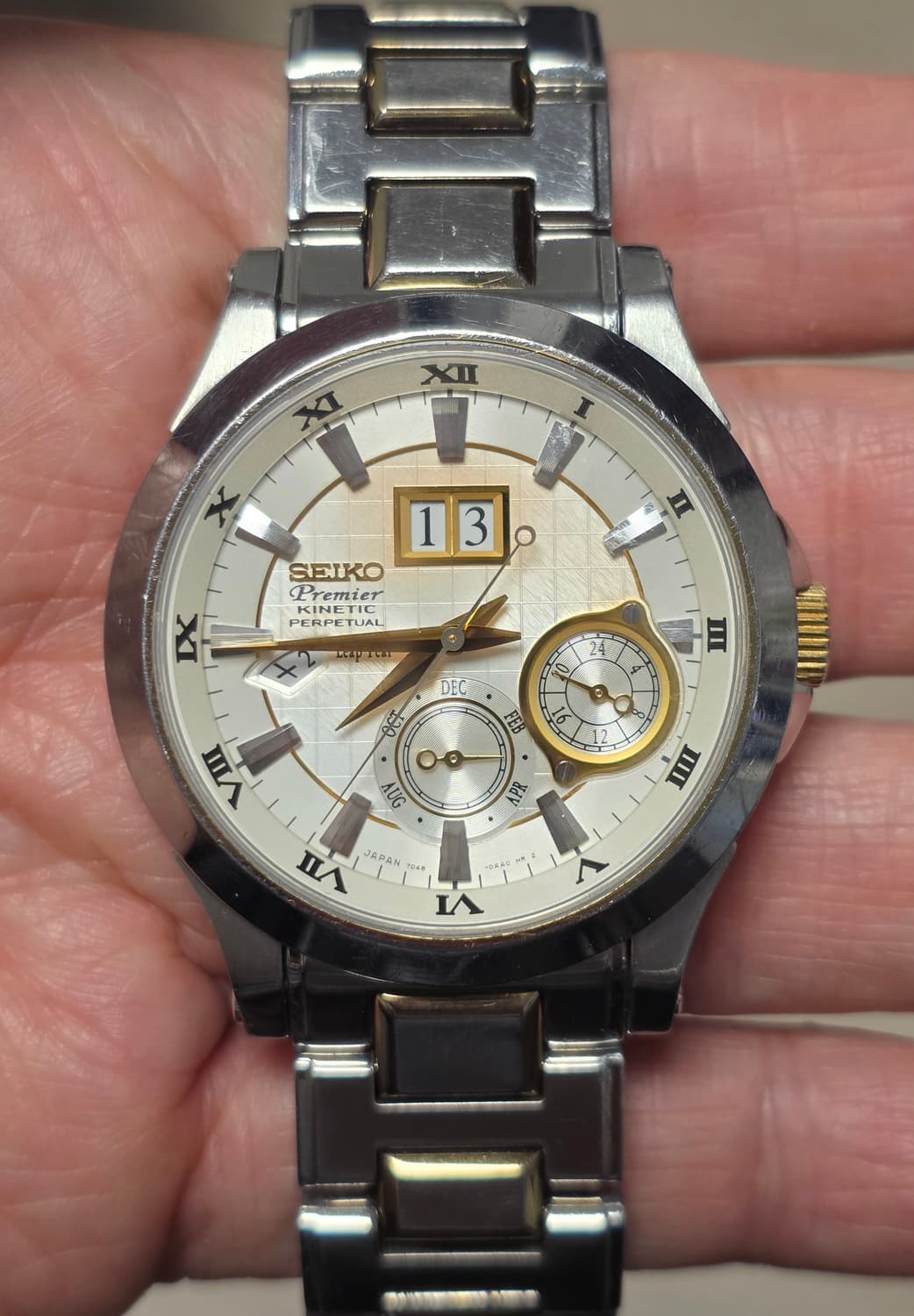 세이코 프리미어 SNP001J 스누피001 키네틱릴레이 시계 상품이미지2