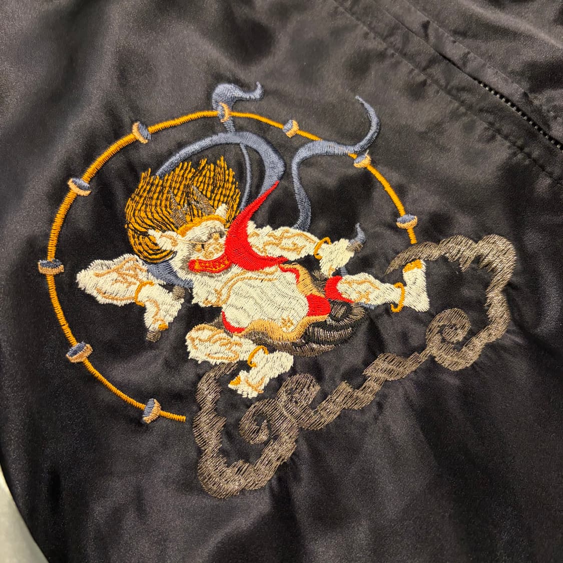 [LL] 호시히메 Hostihime 스카쟌 자켓 블랙 실버 자수 B269 상품이미지5