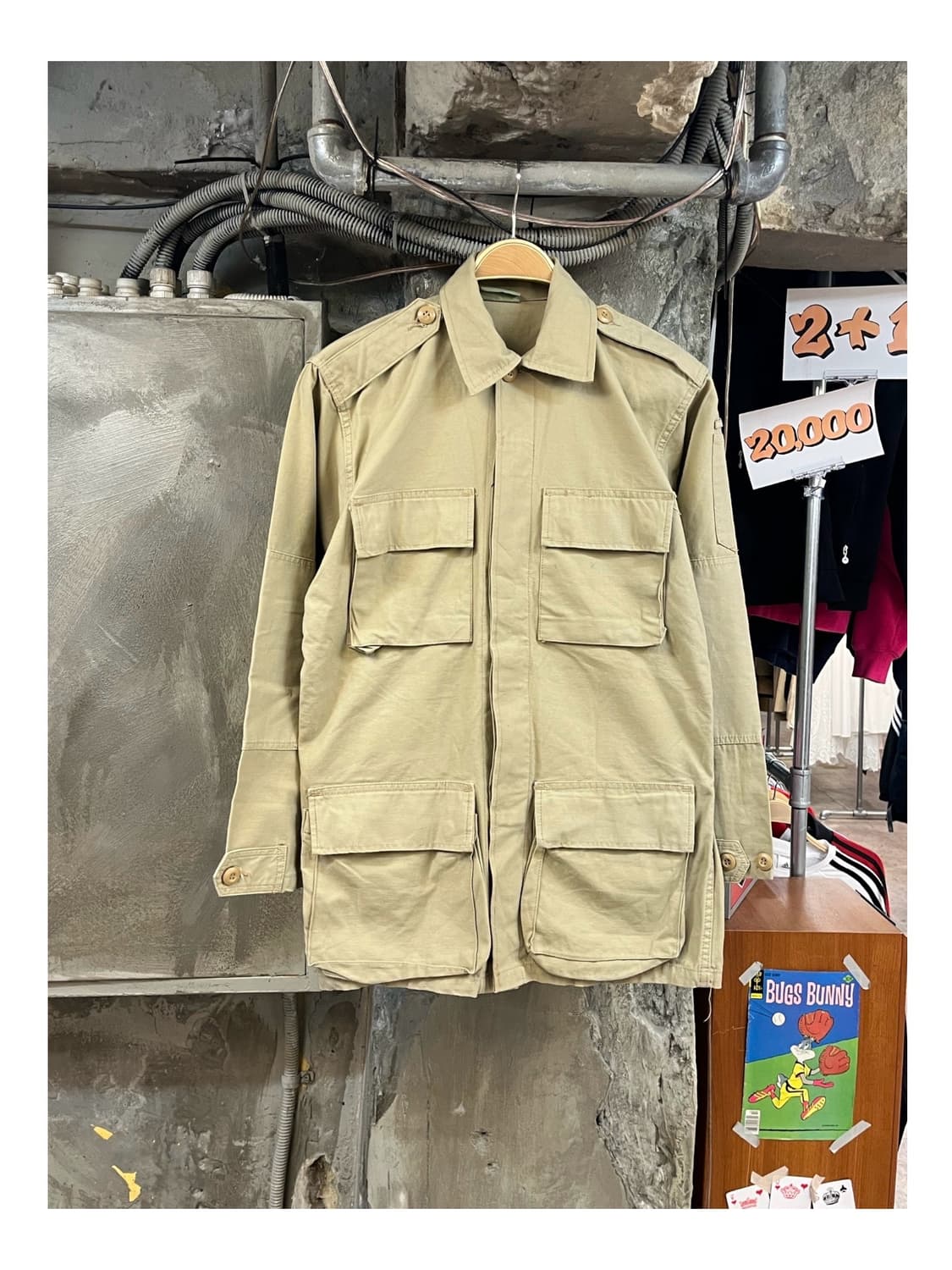 BDU 밀리터리 자켓 베이지 S #csz3755 상품이미지1