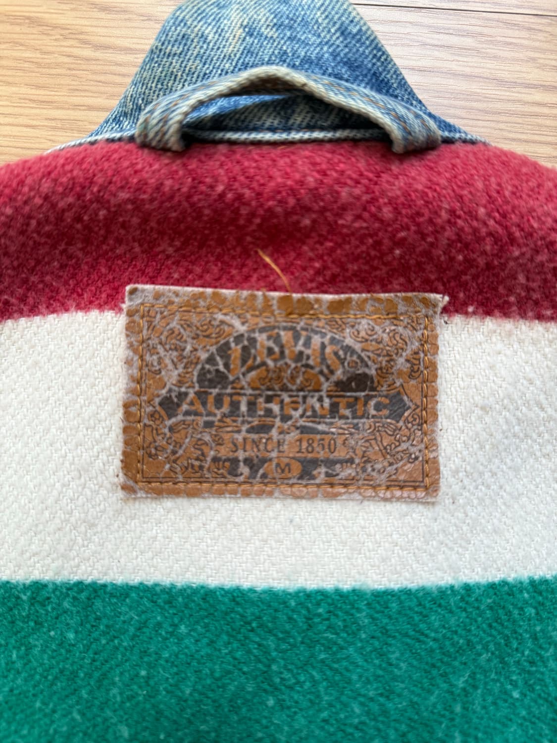 90s USA 리바이스 허드슨베이 데님자켓 상품이미지3