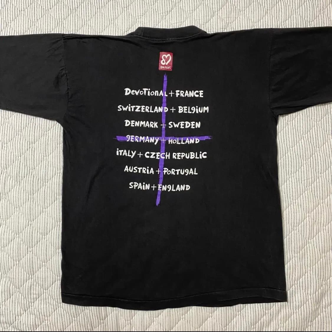 디페쉬 모드 빈티지 밴드티 투어 반팔 티셔츠 depeche mode XL 상품이미지5