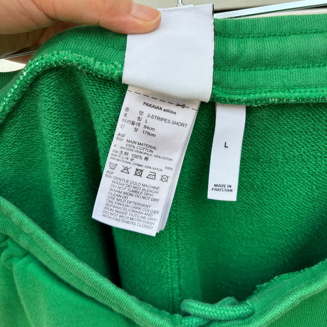 Adidas 아디다스 코튼 삼선 반바지 상품이미지8