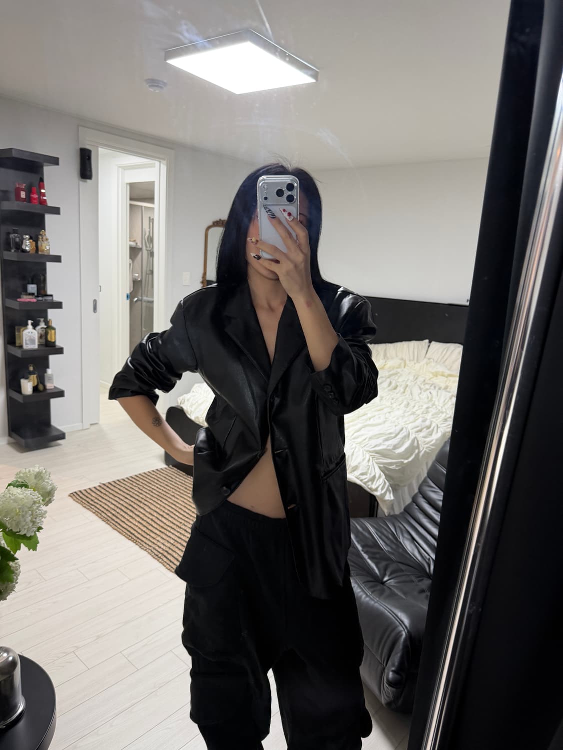 Leather jk 상품이미지4