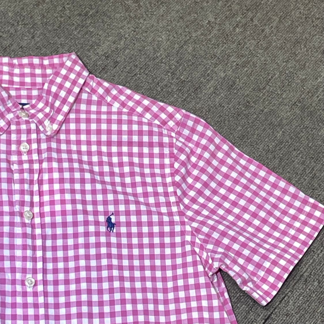 (L) POLO 폴로 랄프로렌 체크 반팔 셔츠 상품이미지5