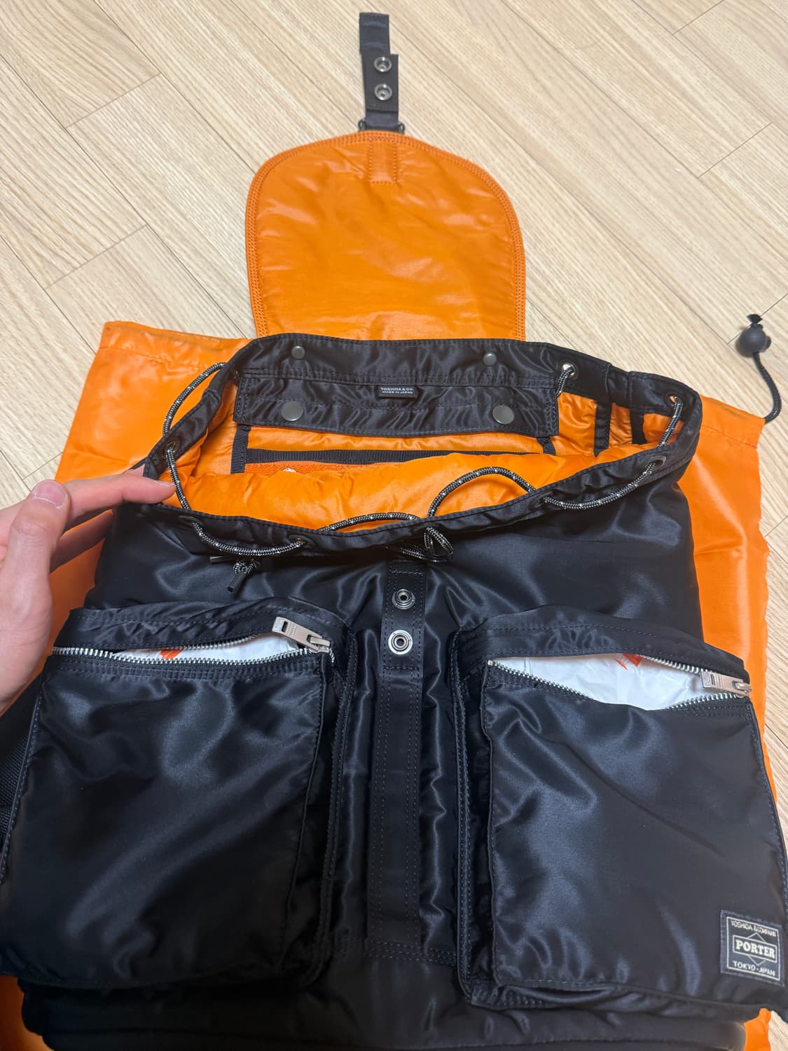 os) 550,000원 포터 올 뉴 탱커 럭색 블랙 백팩 상품이미지4