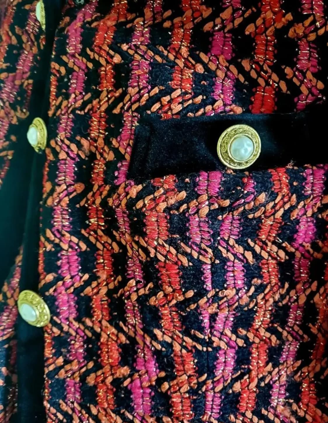 아보라 빈티지 트위드 투피스(실물느낌 사진 맨마지막) 상품이미지3