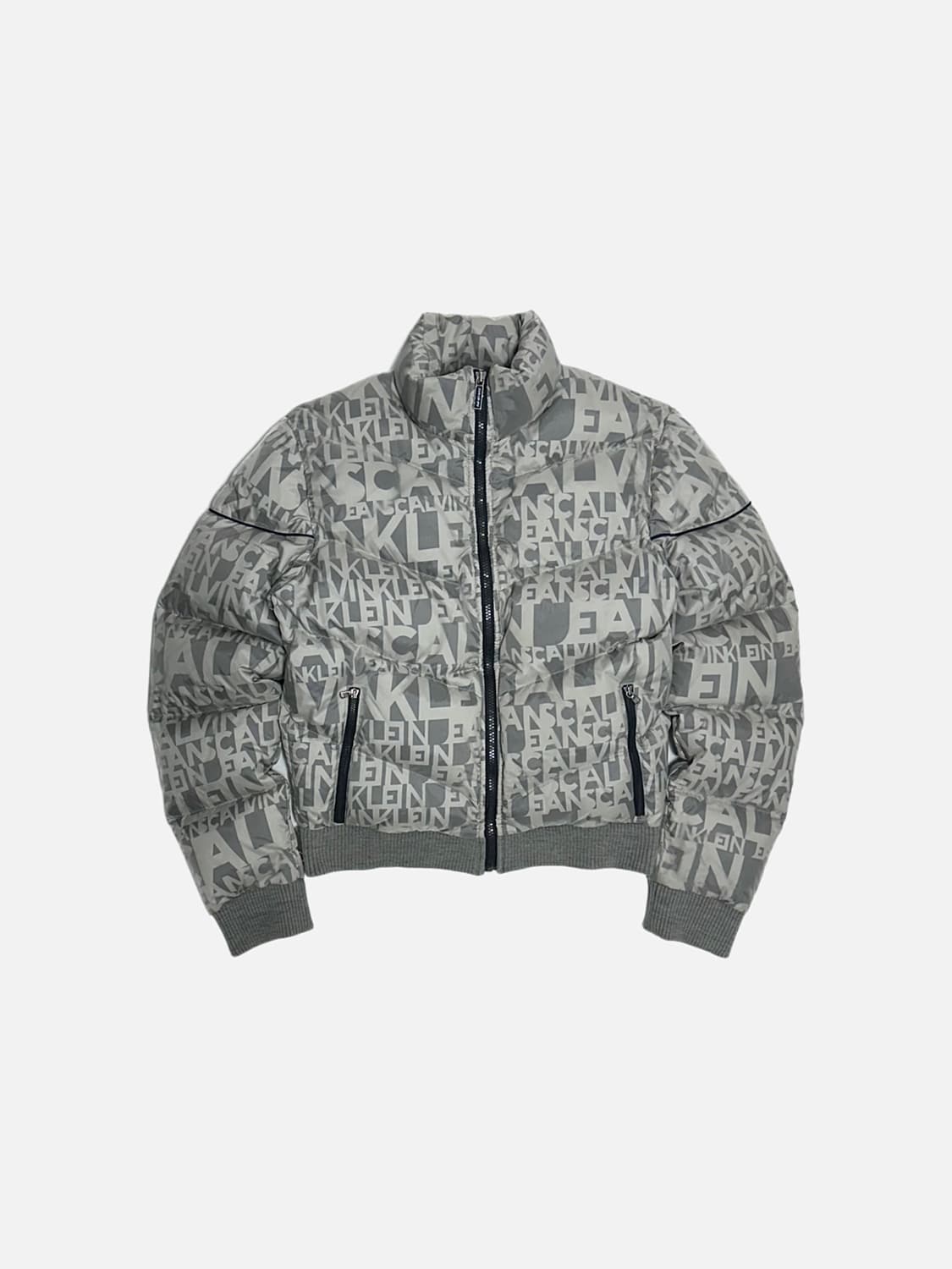 캘빈클라인 진스 00s 레터링 덕다운 푸퍼 패딩 상품이미지1