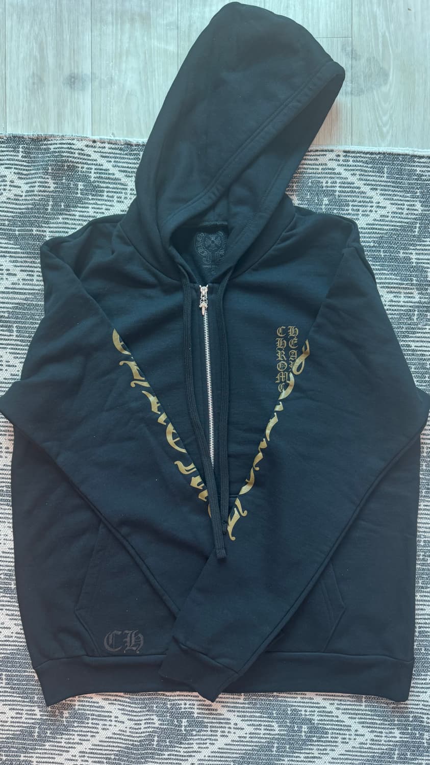 크롬하츠 버티컬 후드집업 아미그린 상품이미지1