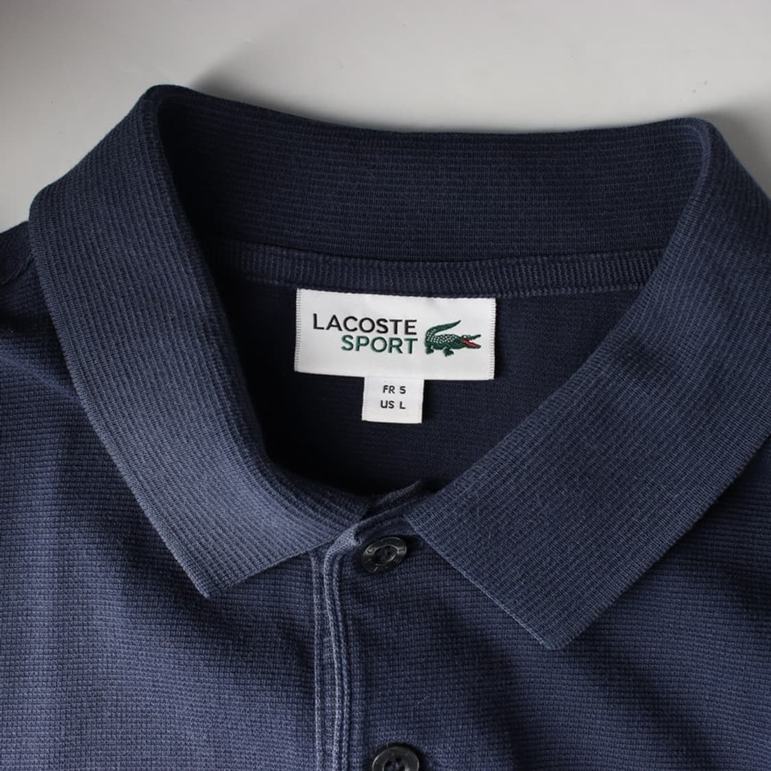 라코스테 스포츠 네이비 반팔 카라티 L 상품이미지5