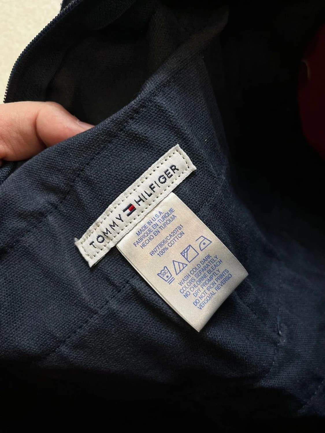 타미힐피거 00's 중형 원통 망치 크로스백 A1711 상품이미지6