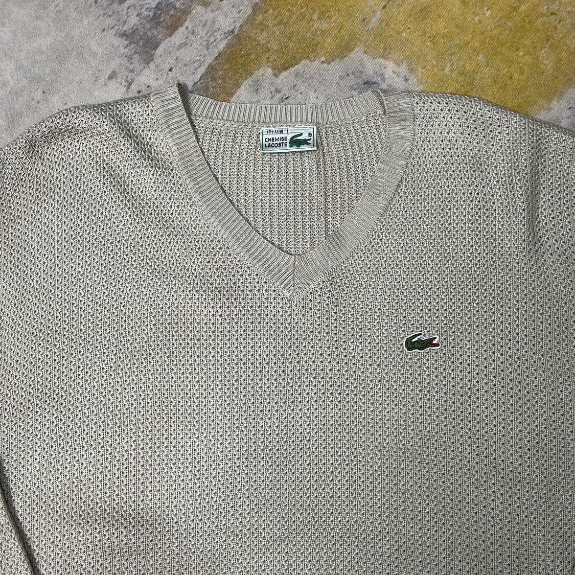 라코스테 와플 니트 105 상품이미지2