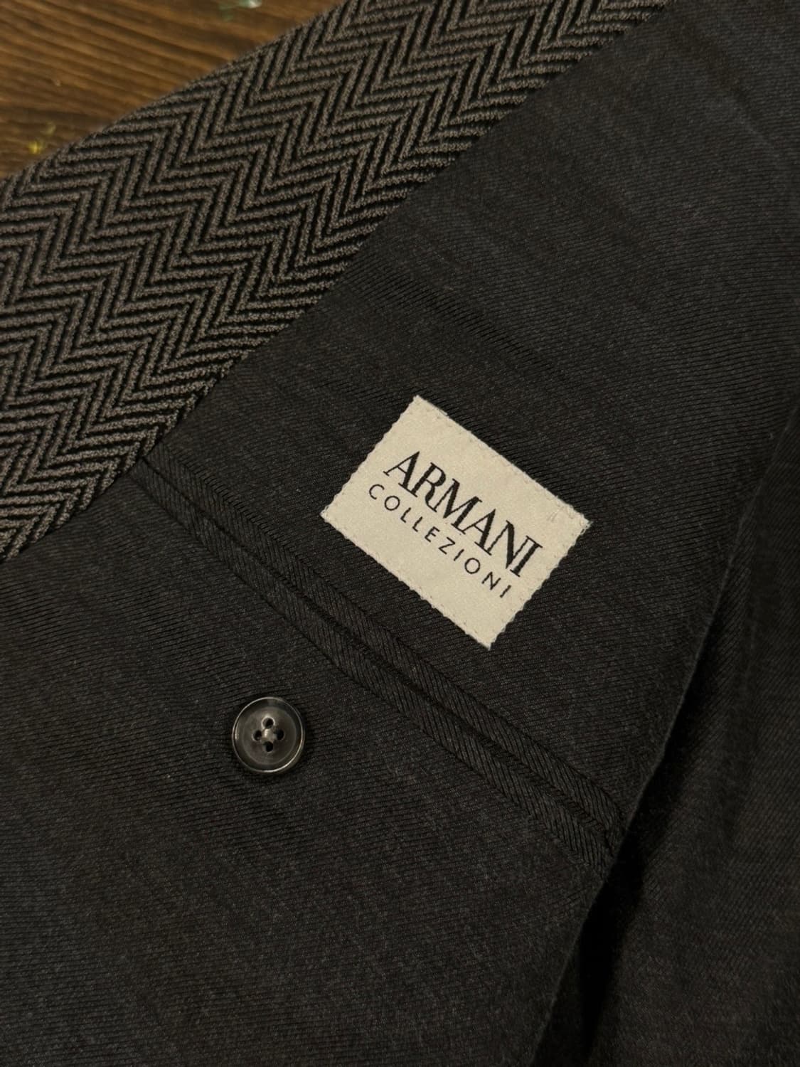 아르마니 헤링본 블레이저 남성95-100 상품이미지8