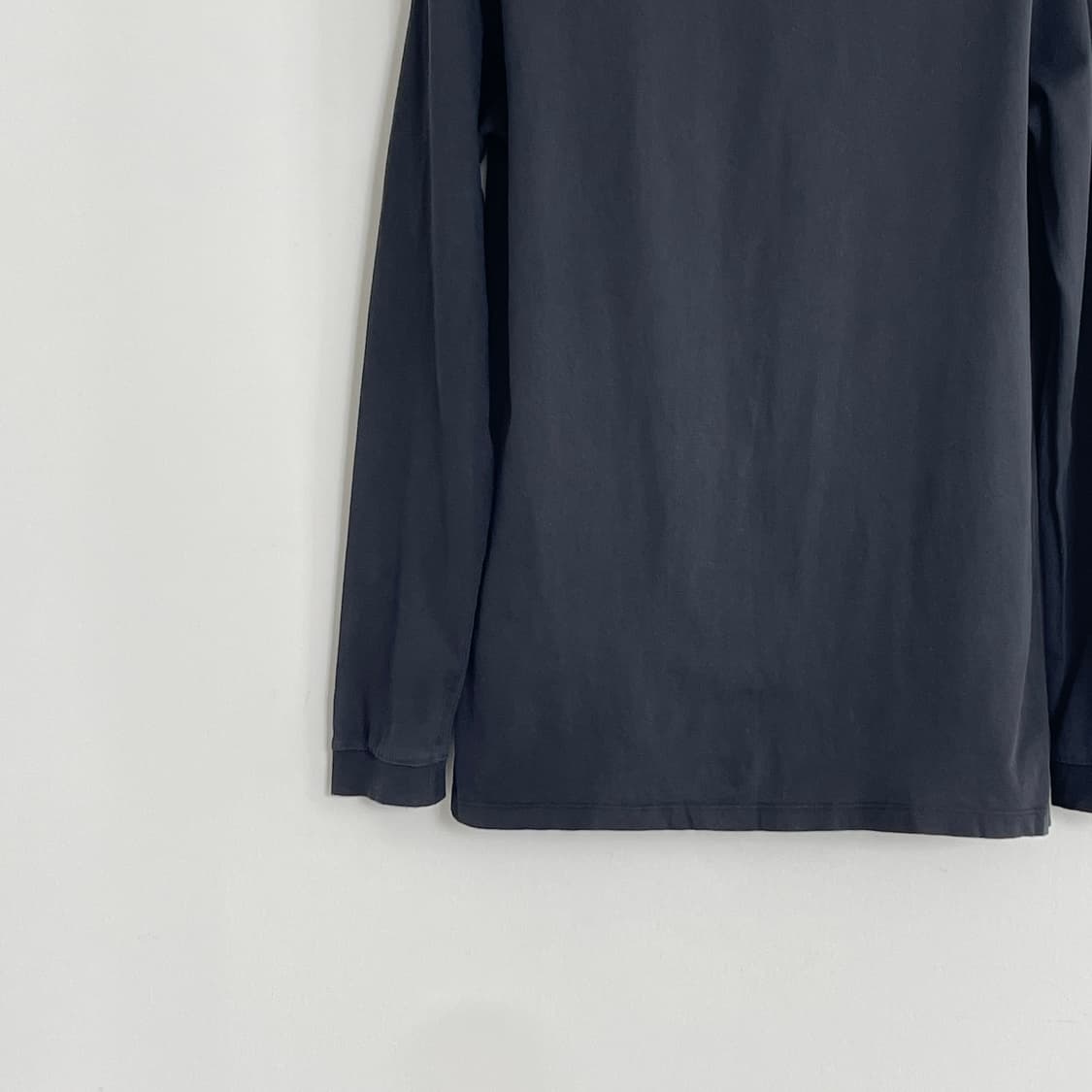 MSGM 로고 블랙 긴팔 티셔츠 상품이미지6