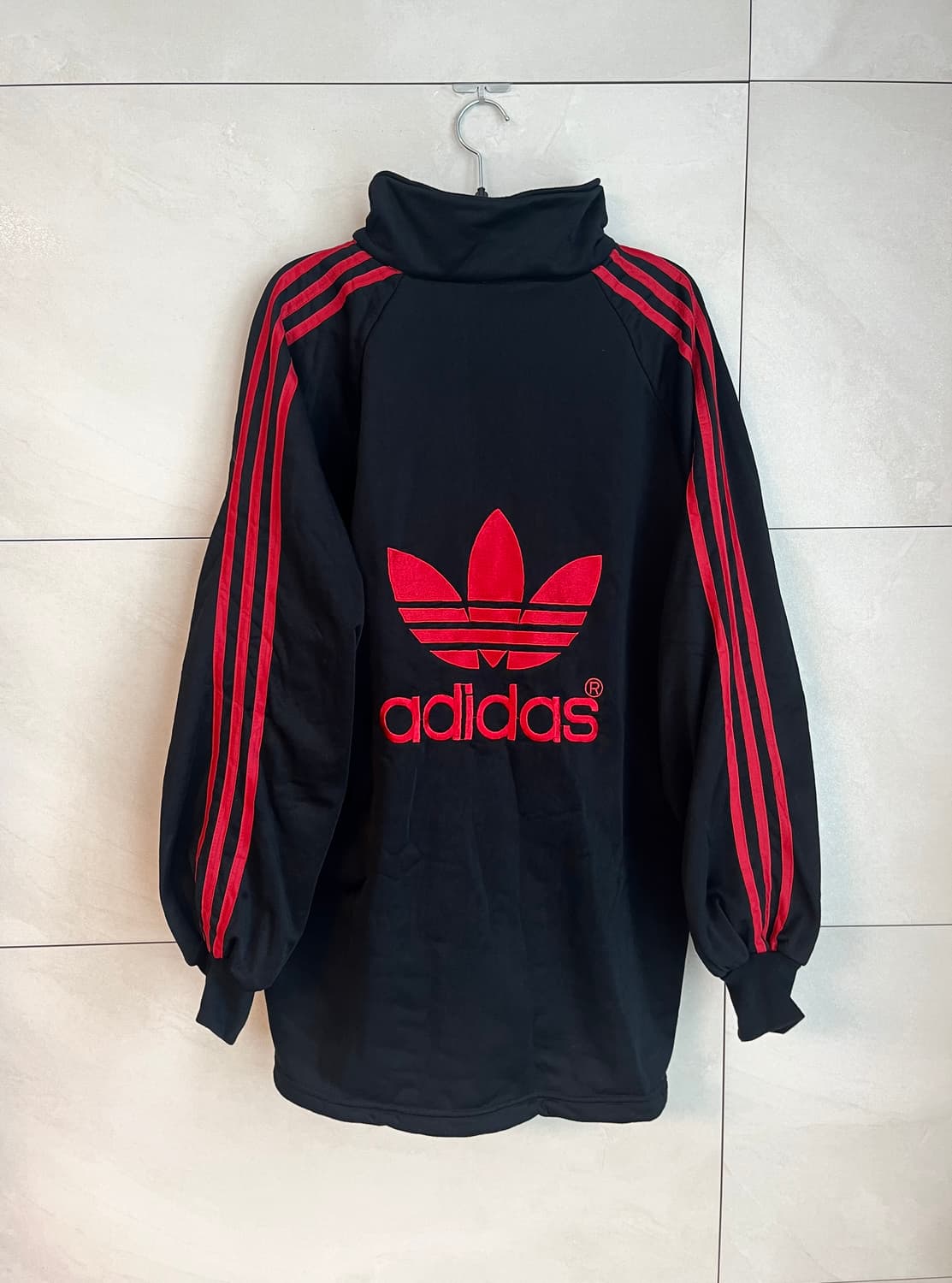 90s 아디다스 파이어버드 검,빨 대장 져지 (L size) 상품이미지1
