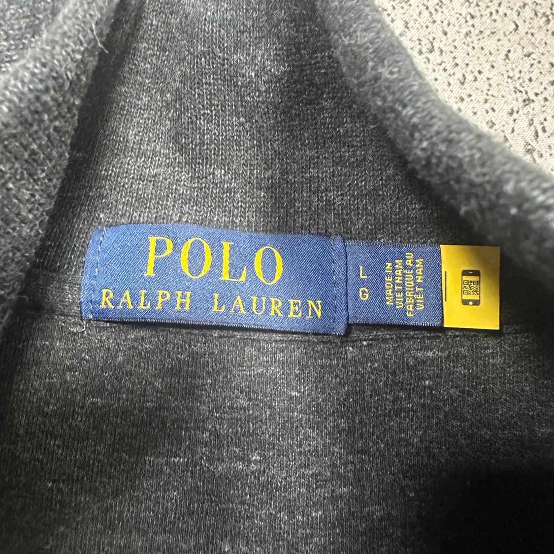 ✨ (바배) 폴로 랄프로렌 차콜 니트 반집업  상품이미지3