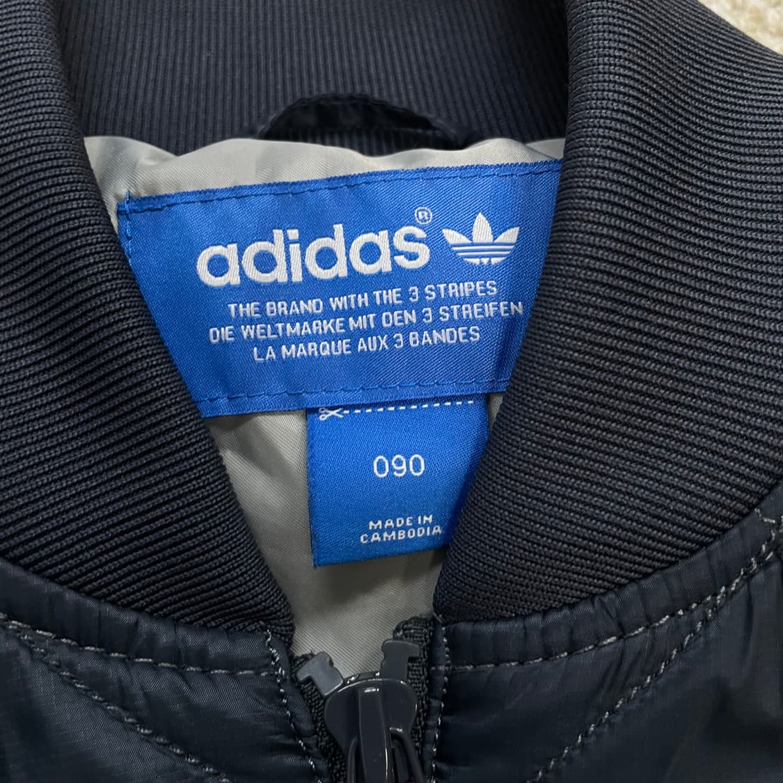 아디다스 슈퍼스타 퀄티드 자켓 블루 상품이미지4