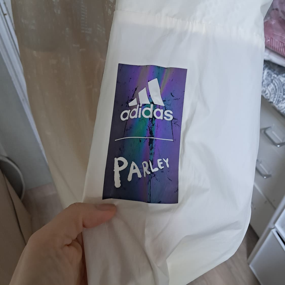 아디다스 Parley 패커블 남성 바람막이 점퍼 자켓 L(루즈핏) 상품이미지7