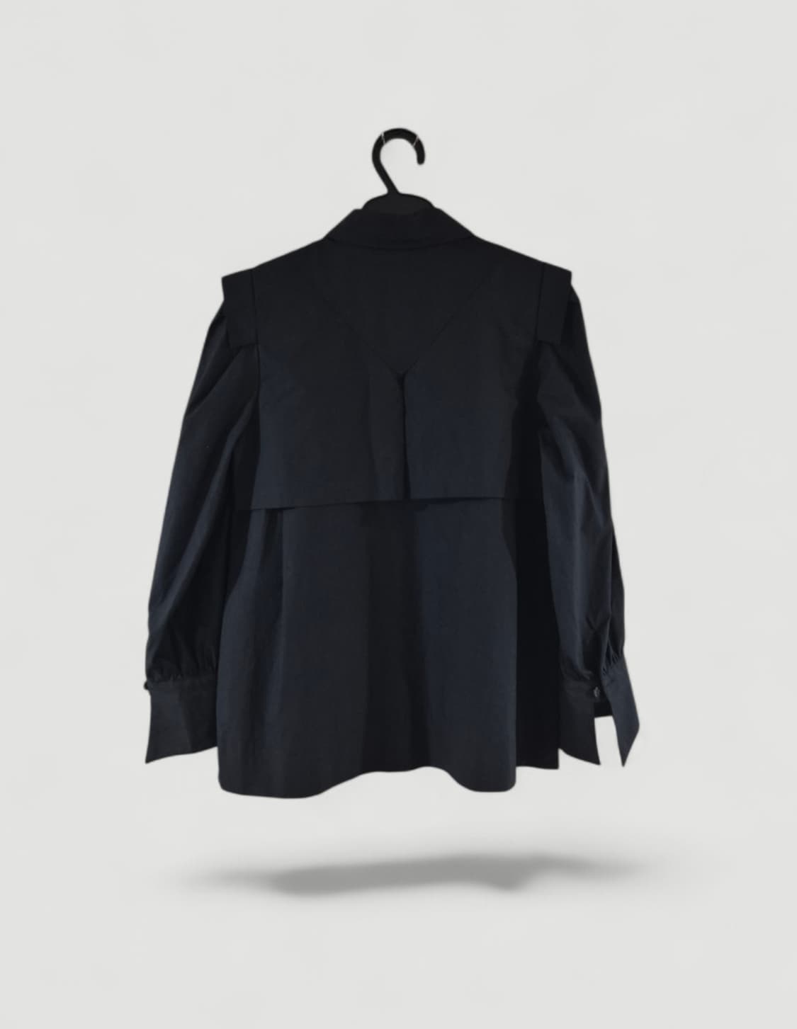 [55]칼라거펠트 블랙 셔츠 긴팔 여성용 봄시즌 상품이미지3