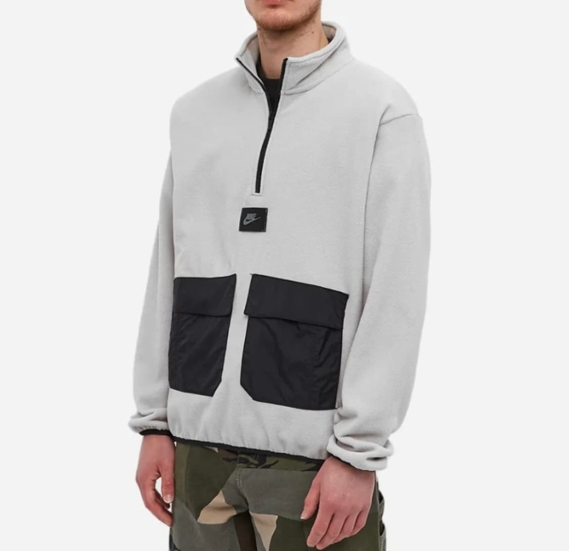 [L] Nike 나이키 신형 유틸리티 반집업 아이보리 후리스 풀오버 상품이미지3