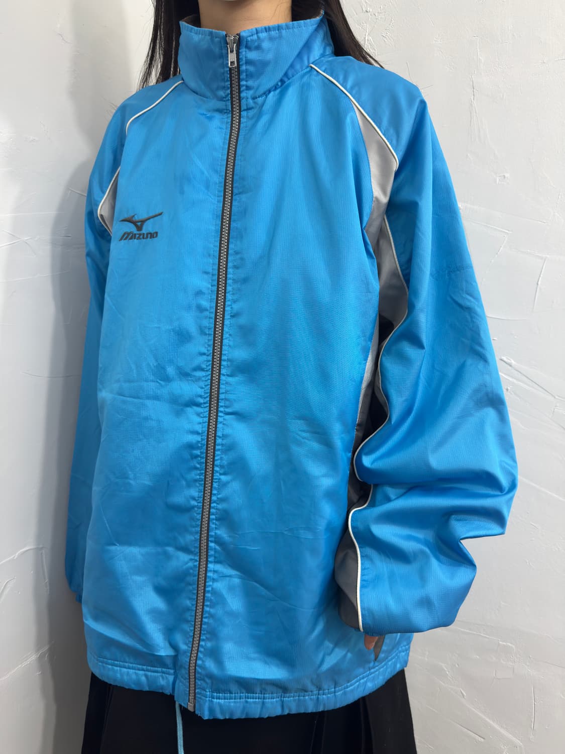 mizuno blue hood jacket 상품이미지2