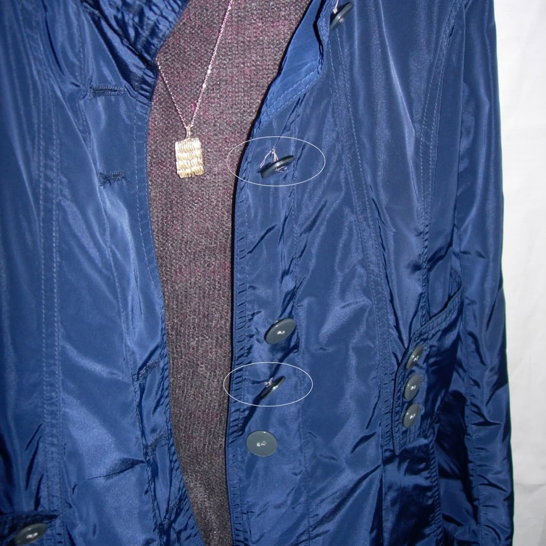 Nylone Navy Coat 상품이미지5
