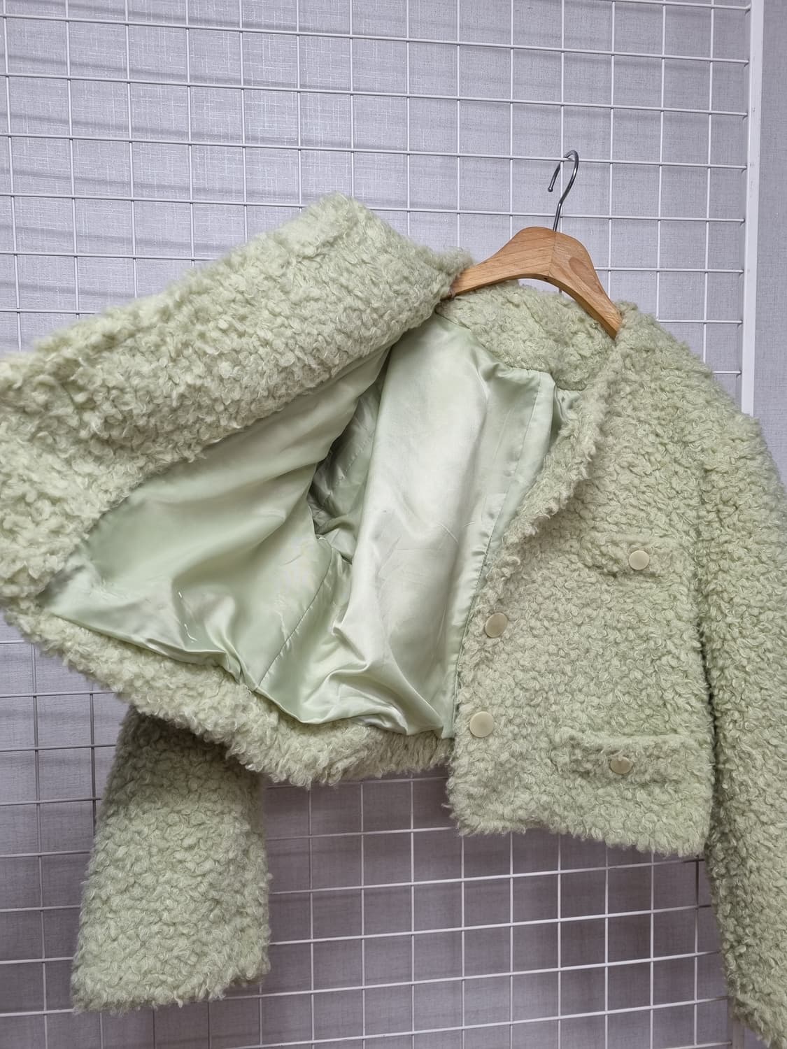 (택포) 노이어덜트 부클자켓 (민트) 상품이미지3