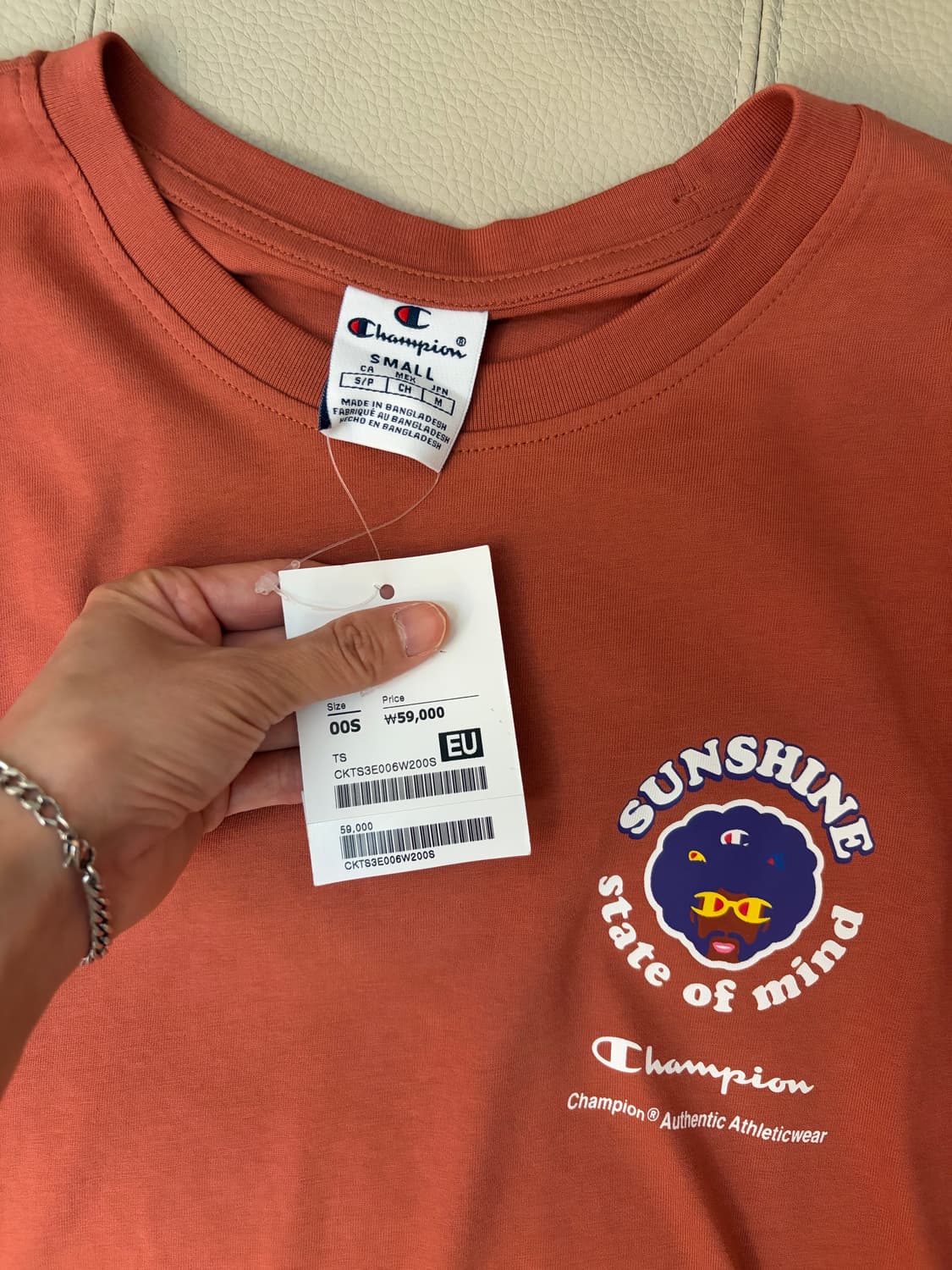 챔피온 선샤인 그래픽 반팔 티셔츠 상품이미지2