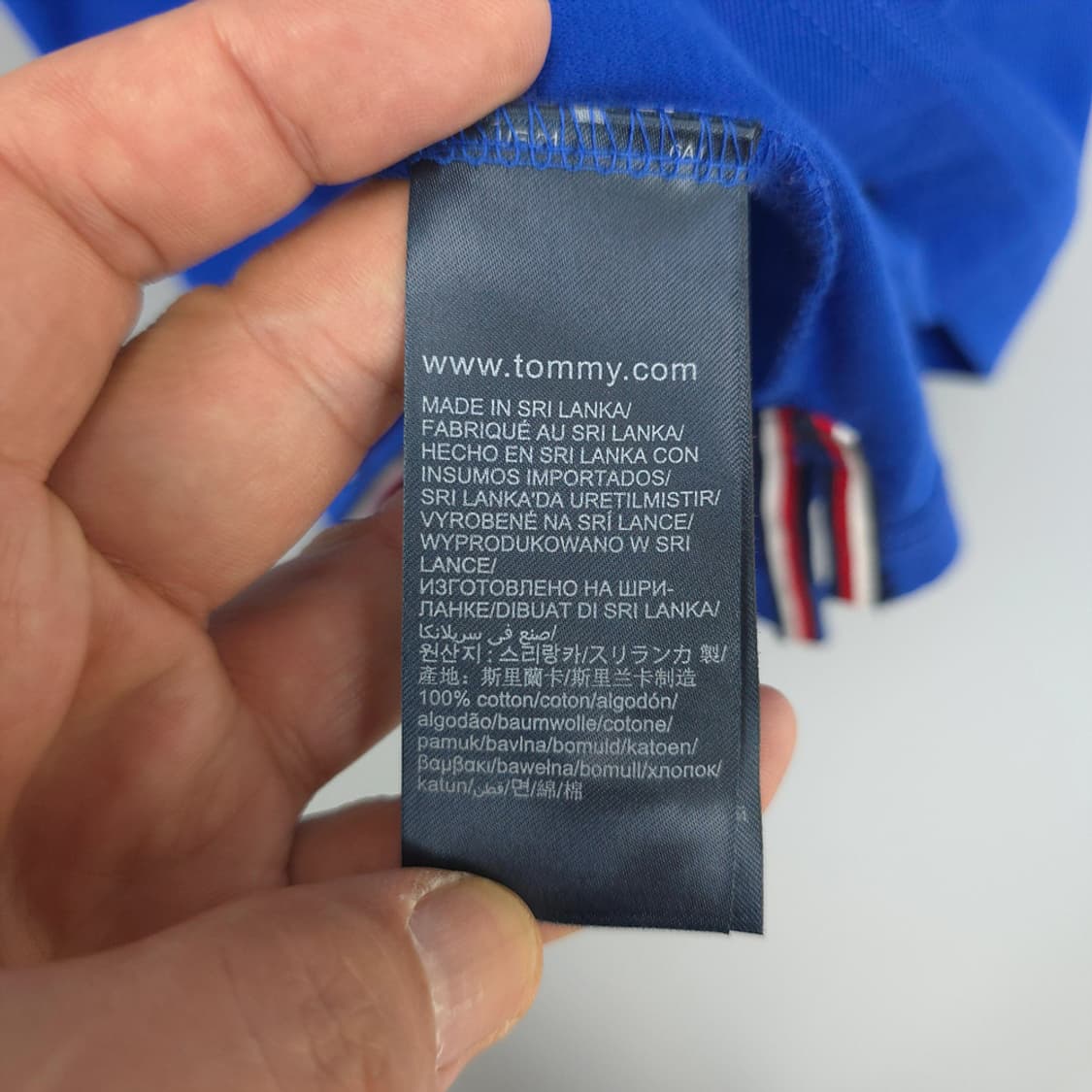 타미힐피거 슬림핏 클래식 반팔 카라티셔츠 M 상품이미지7