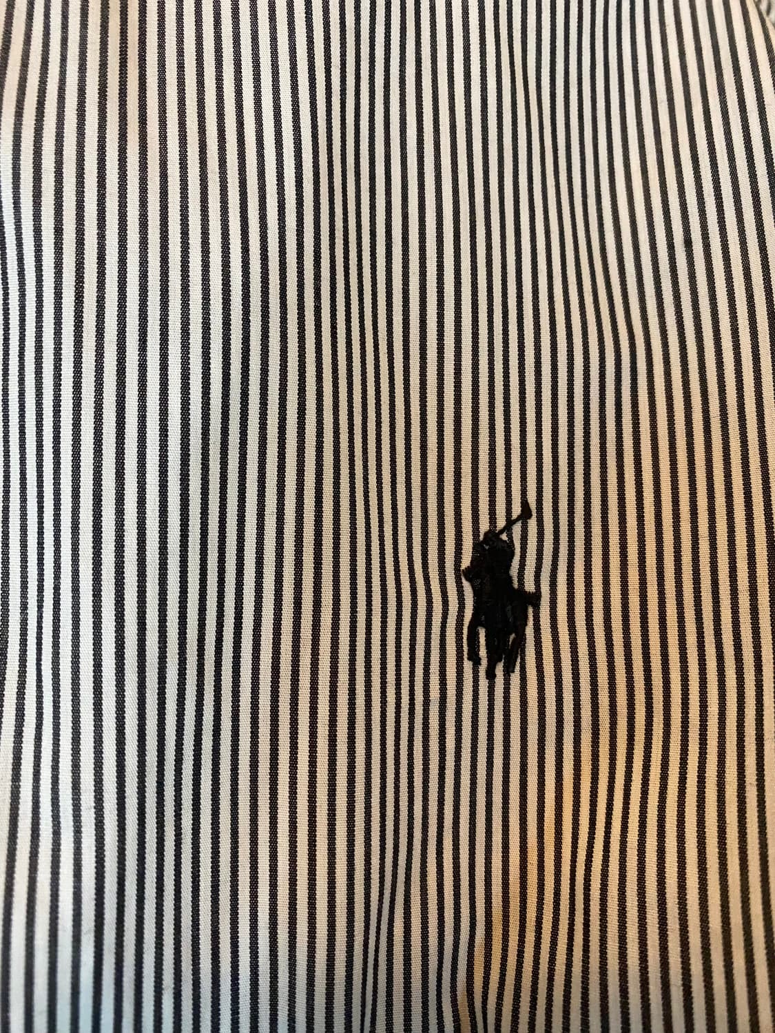 정품 폴로 랄프로렌 스트라이프 셔츠 M 슬림핏 상품이미지4