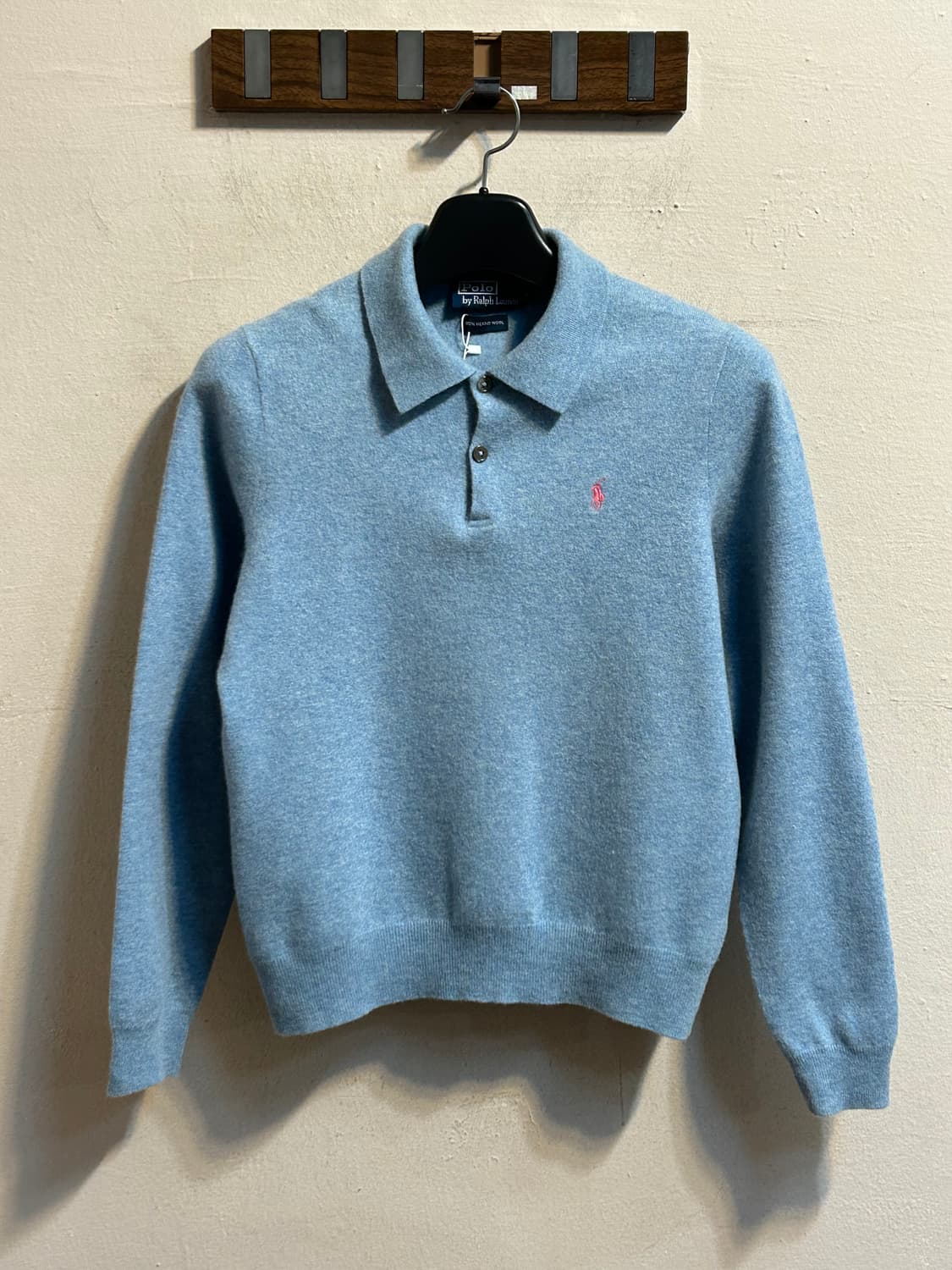 폴로 랄프로렌 울 카라 니트 스웨터 상품이미지1