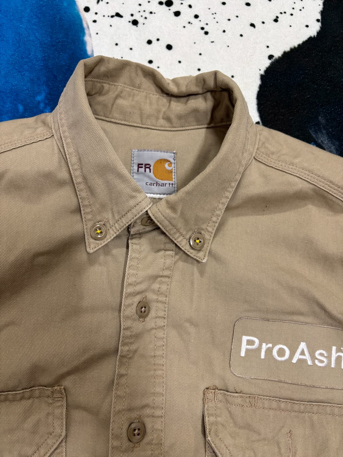 칼하트 FR ProAsh 베이지 셔츠 상품이미지3