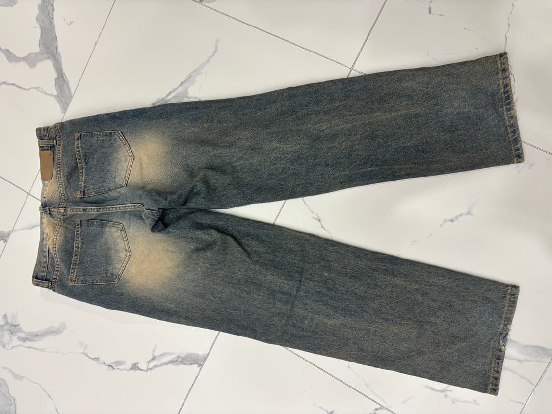 샌드워싱 세미와이드데님 판매합니다 상품이미지2