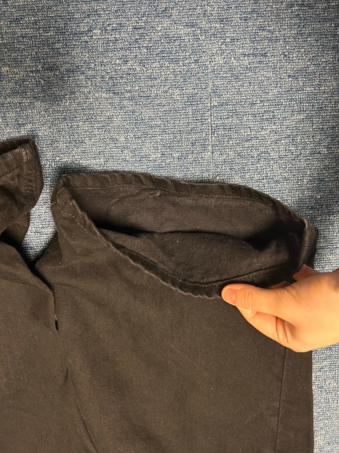 해칭룸 와이드커브진 블랙 3사 상품이미지6