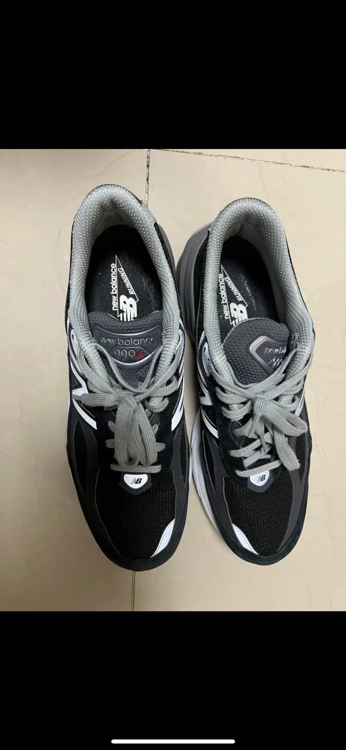 뉴발란스 990v6 메이드 인 USA 블랙 화이트 상품이미지3